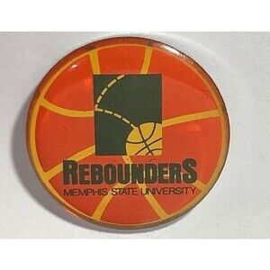 Memphis State University Basketball REBOUNDERS pin